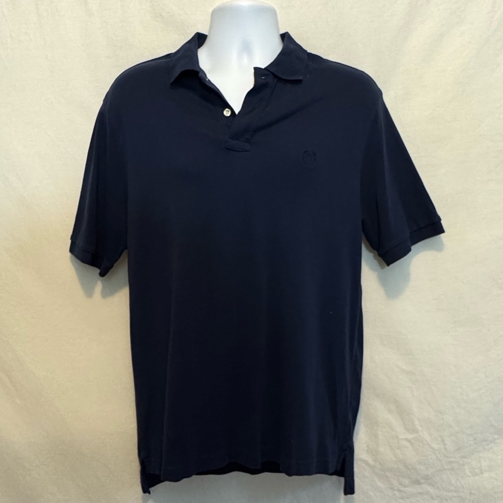 C-164 Men’s Chaps Blue Short Sleeve Polo Shirt Size L